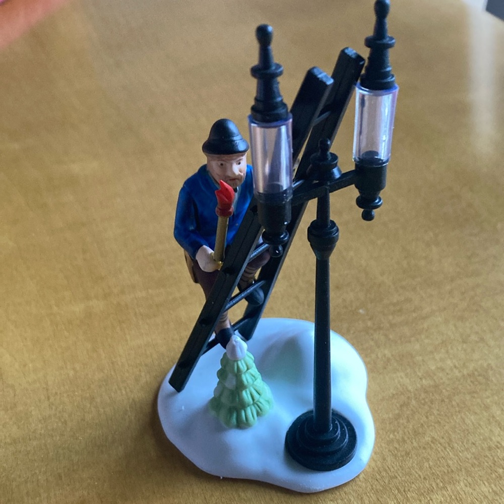 Department 56 Heritage Village Collection - Lamplighter Accessory Set NIB